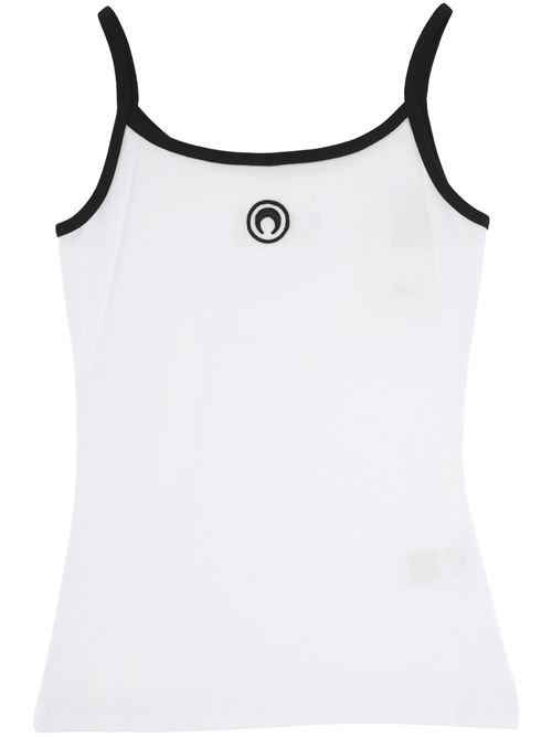 Moon logo tank top MARINE SERRE | WTT029ACJER0008WH10